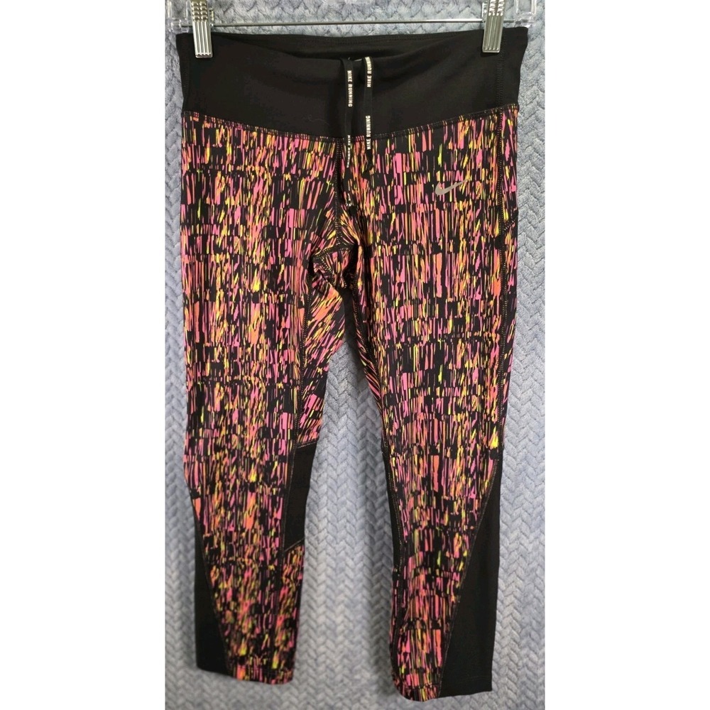 Nike Dri Fit Running Power Racer Crop‎ Leggings 821777-639 Womens Size XS